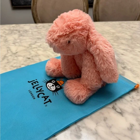 Jellycat Apricot Smudge Rabbit - Picture 2 of 5